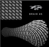 Braid 45 (Braided Graphite + Kevlar 45)